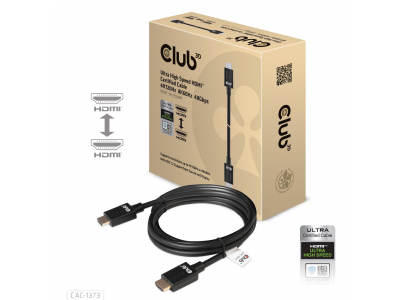 CABLE HDMI TO HDMI 3M/M/M CAC-1373 CLUB3D