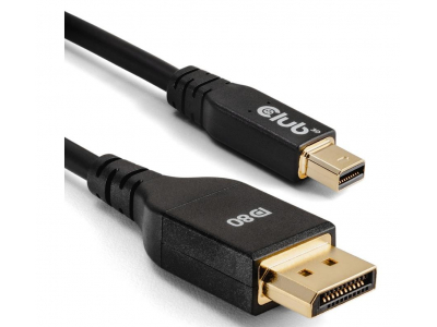 CABLE MINI DP TO DP 1M/M/M CAC-1116 CLUB3D