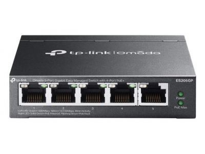 Switch|TP-LINK|Omada 5-Port Gigabit Easy Managed Switch