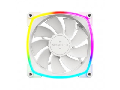 CASE FAN 120MM/RX120 PWM WHITE 3 IN 1 MONTECH