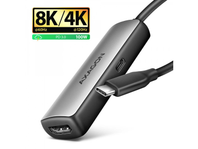 I/O ADAPTER USB-C TO HDMI/0.16M RVC-HI8KPD AXAGON