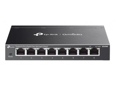 Switch|TP-LINK|Omada|ES208G|Type L2|ES208G