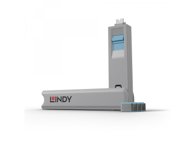 USB PORT BLOCKER 4PACK/BLUE 40465 LINDY