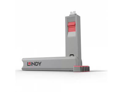 USB PORT TYPE-C BLOCKER 4PACK/PINK 40425 LINDY