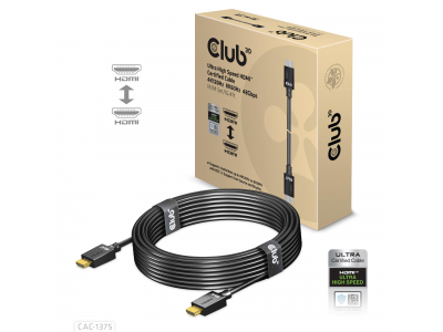 CABLE HDMI TO HDMI 5M/M/M CAC-1375 CLUB3D