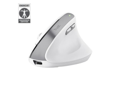 MOUSE USB OPTICAL WRL BAYO II/ERGO WHT 25398 TRUST