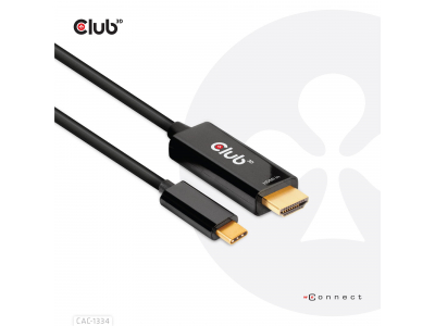 CABLE HDMI TO USB-C 1.8M/M/M CAC-1334 CLUB3D