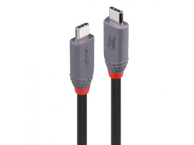 CABLE USB4 240W TYPE C 1.5M/40GBPS ANTHRA LINE 36957 LINDY