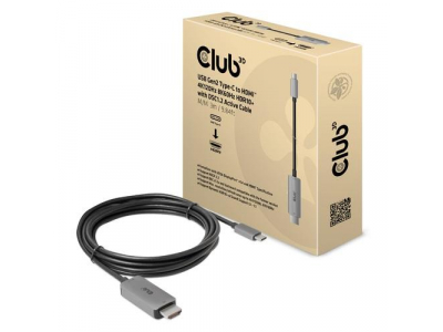CABLE USB-C TO HDMI 3M/M/M CAC-1587 CLUB3D