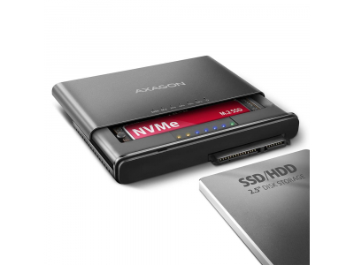 SSD ACC ADAPTER USB-C/M.2&SATA/10GBPS 0.1M ADSA-CC AXAGON