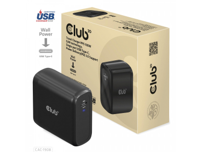 MOBILE TRAVEL CHARGER USB-C/100W CAC-1908EU CLUB3D