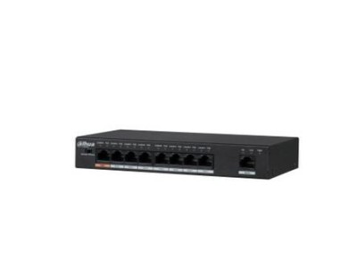 Switch|DAHUA|Type L2|Desktop/pedestal|Rack|1x10Base-T / 100Base-TX / 1000Base-T|PoE ports 8|96 Watts|DH-PFS3009-8ET1GT-96-V2
