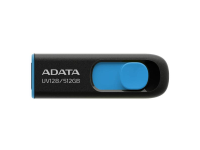 MEMORY DRIVE FLASH USB3 512GB/BLK/BLUE AUV128-512G-RBE ADATA