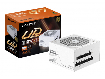 Power Supply|GIGABYTE|UD750GM PG5 ICE|ATX 3.1|750 Watts|Efficiency 80 PLUS GOLD|PFC Active|MTBF 100000 hours|GP-UD750GMPG5ICE
