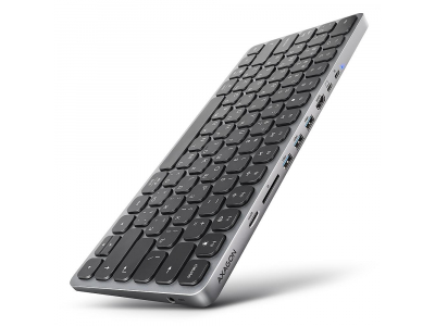 KEYBOARD + I/O HUB 9IN1/0.6M HMC-KB-CRL AXAGON