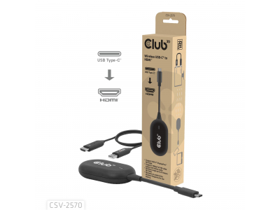 I/O ADAPTER WRL USB-C TO HDMI/CSV-2570 CLUB3D
