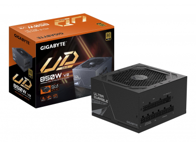Power Supply|GIGABYTE|UD850GM PG5 V2|ATX 3.1|850 Watts|Efficiency 80 PLUS GOLD|PFC Active|MTBF 100000 hours|GP-UD850GMPG5V2