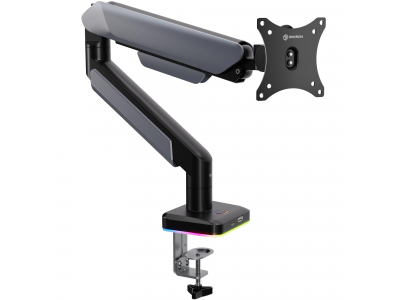 MONITOR ACC DESK MOUNT/15-42" BLK/WHT G110-BW ONKRON