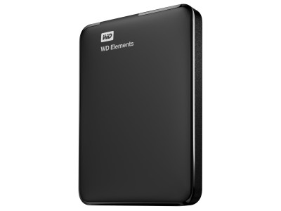 External HDD|WESTERN DIGITAL|Elements Portable|1TB|USB 3.0|Colour Black|WDBUZG0010BBK-WESN