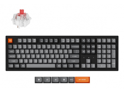 KEYBOARD WRL K10 MAX RGB/BLACK K10M-H1 KEYCHRON