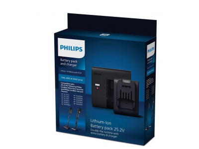 Vacuum Cleaner Accessory|PHILIPS|Battery and charger|Model XV1797/01|Black|For  XC6552, XC6553, XC6557, XC7053, XC7055, XC7057, XC8053, XC8054, XC8055, XC8057, XW9382, XW9383, XW9384, XW9385, XW9463, XW9465|XV1797/01