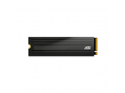 SSD|AGI|750xTBW rating|MTBF 2000000 h|Read speed 7400 MB/s|Write speed 5200 MB/s|NVMe Yes|PCI Express 4.0|M.2|1000 GB|AGI1T0G44AI828-CB