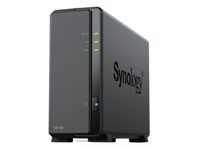 NAS STORAGE TOWER 1BAY/NO HDD DS124 SYNOLOGY