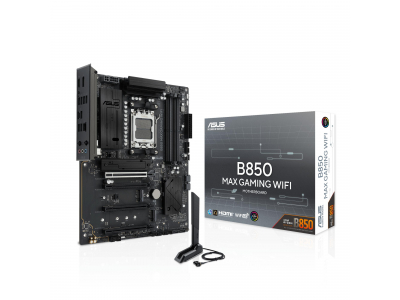 Mainboard|ASUS|AMD B850|Socket AM5|ATX|RAM DDR5-SDRAM|4xSlots|Wi-Fi Yes|Bluetooth Yes|3xNumber of M.2 (M) slots|B850MAXGAMINGWIFI