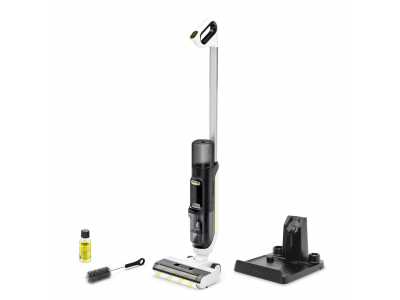 Vacuum Cleaner|KARCHER|Three-in-one floor cleaner FCV 3|Dry&wet|2-in-1 stick vacuum|White|Bagless|Battery|1.056-122.0