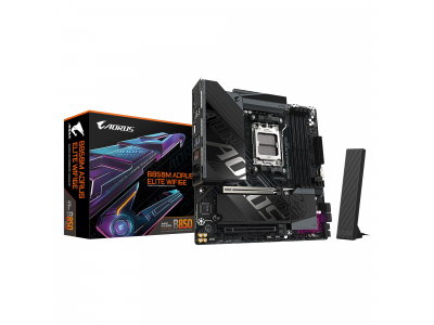 Mainboard|GIGABYTE|AMD B850|Socket AM5|micro ATX|RAM DDR5-SDRAM|4xSlots|Wi-Fi Yes|Bluetooth Yes|2xNumber of M.2 (M) slots|B850M AORUS ELITE WIFI6E (rev. 1.x)|B850MAELTWF6E1.1