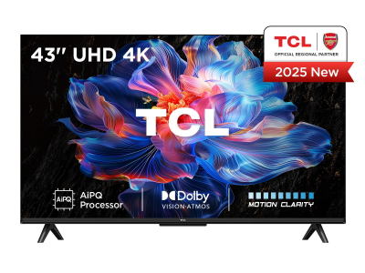 TV Set|TCL|43 "|4K Ultra HD|3840 x 2160 pixels|Flat|16:9|DLED|43V6C