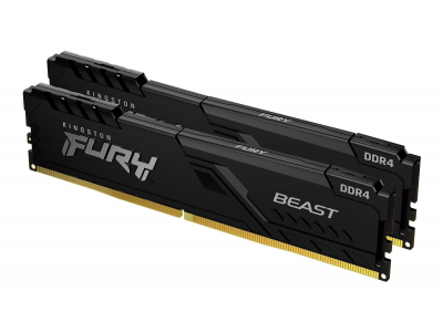 MEMORY DIMM 16GB PC25600 DDR4/KIT2 KF432C16BBK2/16 KINGSTON
