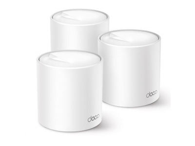 Wireless Router|TP-LINK|Wireless Router|3-pack|2900 Mbps|Mesh|Wi-Fi 6|3x10/100/1000M|Number of antennas 2|DECOX50(3-PACK)