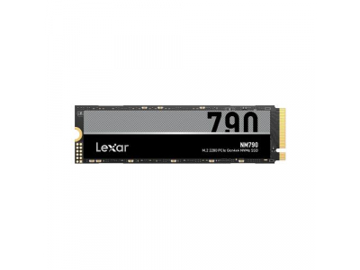 SSD|LEXAR|NM790|1TB|M.2|PCIe Gen4|NVMe|Write speed 6500 MBytes/sec|Read speed 7400 MBytes/sec|2.45mm|TBW 1000 TB|MTBF 1500000 hours|LNM790X001T-RNNNG