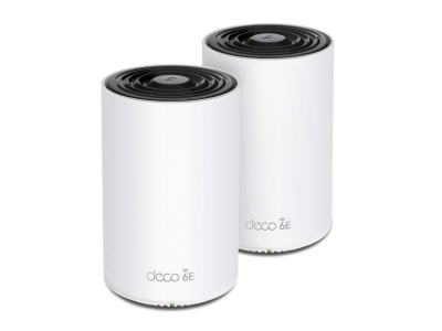 Wireless Router|TP-LINK|Wireless Access Point / Router|2-pack|5400 Mbps|Mesh|Wi-Fi 6e|3x10/100/1000M|Number of antennas 4|DECOXE75(2-PACK)
