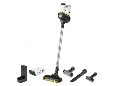 Vacuum Cleaner|KARCHER|Cordless vacuum cleaner VC 6 Cordless ourFamily Battery Plus|Upright/Cordless/Bagless|Capacity 0.8 l|Noise 78 dB|White|Weight 2.6 kg|1.198-677.0