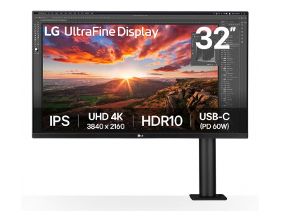 LCD Monitor|LG|31.5"|Panel IPS|3840x2160|16:9|60Hz|5 ms|Speakers|Swivel|Pivot|Height
