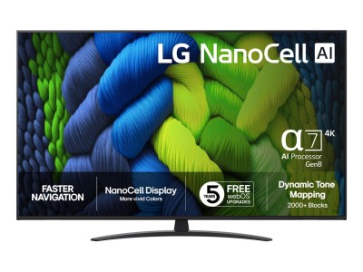 TV Set|LG|65 "|4K Ultra HD|3840 x 2160 pixels|Flat|16:9|LED|65NANO82A6B