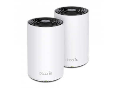 Wireless Router|TP-LINK|Wireless Access Point / Router|2-pack|5400 Mbps|Mesh|Wi-Fi 6e|2x10/100/1000M|1x2.5GbE|LAN \ WAN ports 3|Number of antennas 4|DECOXE75PRO(2-PACK)