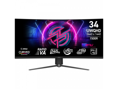 LCD Monitor|MSI|34 "|3440 x 1440 pixels|Native aspect ratio 21:9|LCD|MPG346CQRFX24