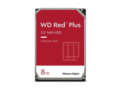 HDD|WESTERN DIGITAL|Red Plus|8TB|SATA|256 MB|5640 rpm|3,5"|WD80EFPX