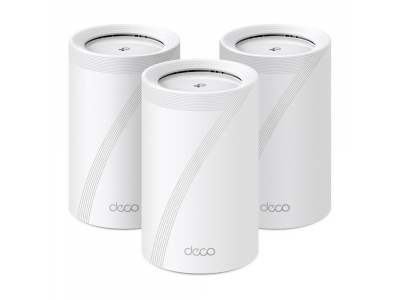 Wireless Router|TP-LINK|Wireless Access Point / Router|3-pack|9300 Mbps|Mesh|Wi-Fi 7|USB 3.0|4x2.5GbE|LAN \ WAN ports 4|Number of antennas 4|DECOBE65(3-PACK)