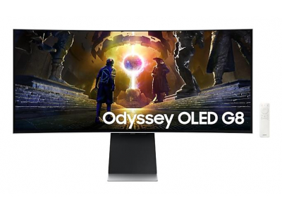 Monitor|SAMSUNG|34"|Gaming/Smart/Curved/21 : 9|Panel OLED|3440x1440|21:9|175Hz|0.03 ms|Speakers|Swivel|Height adjustable|Tilt|LS34DG850SUXDU