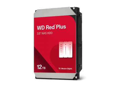 HDD|WESTERN DIGITAL|Red Plus| 12 TB|Serial ATA III|Buffer 512 MB|7200 RPM|3.5 "|WD120EFGX