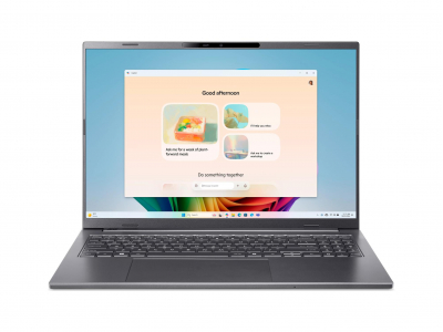 Notebook|ACER|Aspire|Aspire 16 AI|CPU Qualcomm Snapdragon|X1-26-100|3 GHz|16 "|1920 x 1200 pixels|RAM 16 GB|LPDDR5x-SDRAM|SSD 512 GB|Discrete graphics Not available|On-board graphics Yes|Numeric keypad Yes|OS installed Windows 11 Home|Colour Grey|Weight 1.55 kg|NX.JLNEL.001