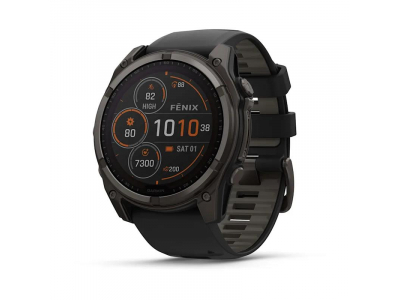 SMARTWATCH FENIX 8 SAPP. SOLAR/BLACK/GRAY 010-02907-11 GARMIN