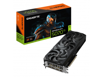 Graphics Card|GIGABYTE|NVIDIA GeForce RTX 5070 Ti|16 GB|GDDR7|256 bit|PCIE 5.0 16x|Triple slot Fansink|GV-N507TWF3OC-16GD1.0