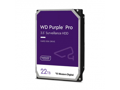 HDD|WESTERN DIGITAL|Purple Pro|22TB|512 MB|7200 rpm|3,5"|WD221PURP