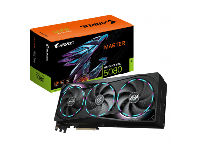 Graphics Card|GIGABYTE|NVIDIA GeForce RTX 5080|16 GB|GDDR7|256 bit|PCIE 5.0 16x|GPU 2617 MHz|Dual Slot Fansink|1xHDMI|3xDisplayPort|GV-N5080AORUSM-16GD1.0