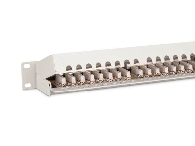 DIGITUS DN-91624S - Patch Panel - RJ-45 X 24 - Grau, RAL 7035 - 1U - 24 Ports (DN-91624S)